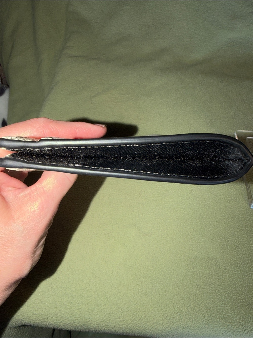kate spade Two-Tone Zip Wallet in Light Pink and Gray - Picture 9 of 9